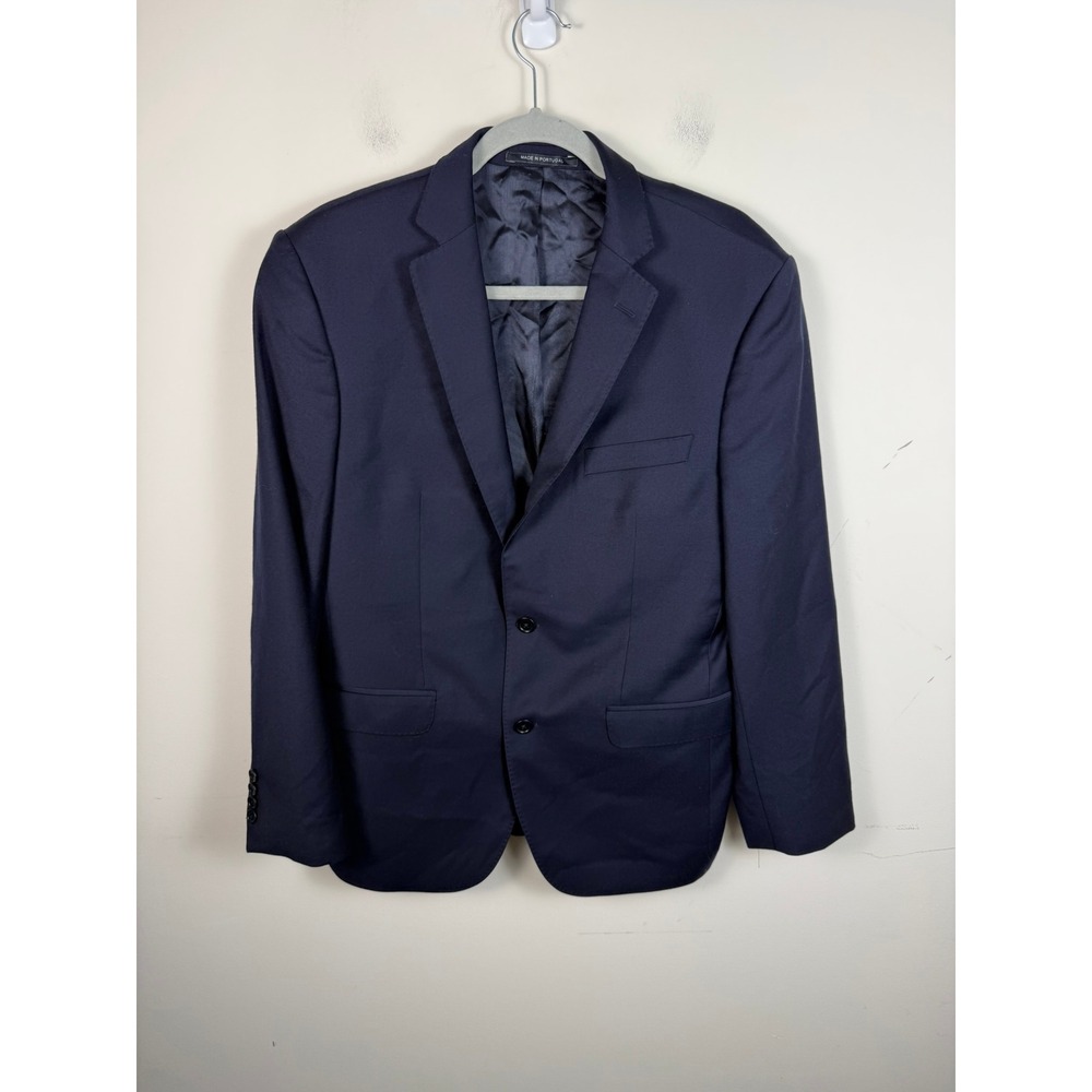 Rothmans New York Loro Piana Zelander Wool Blazer Navy Blue 52 R Mens Jacket